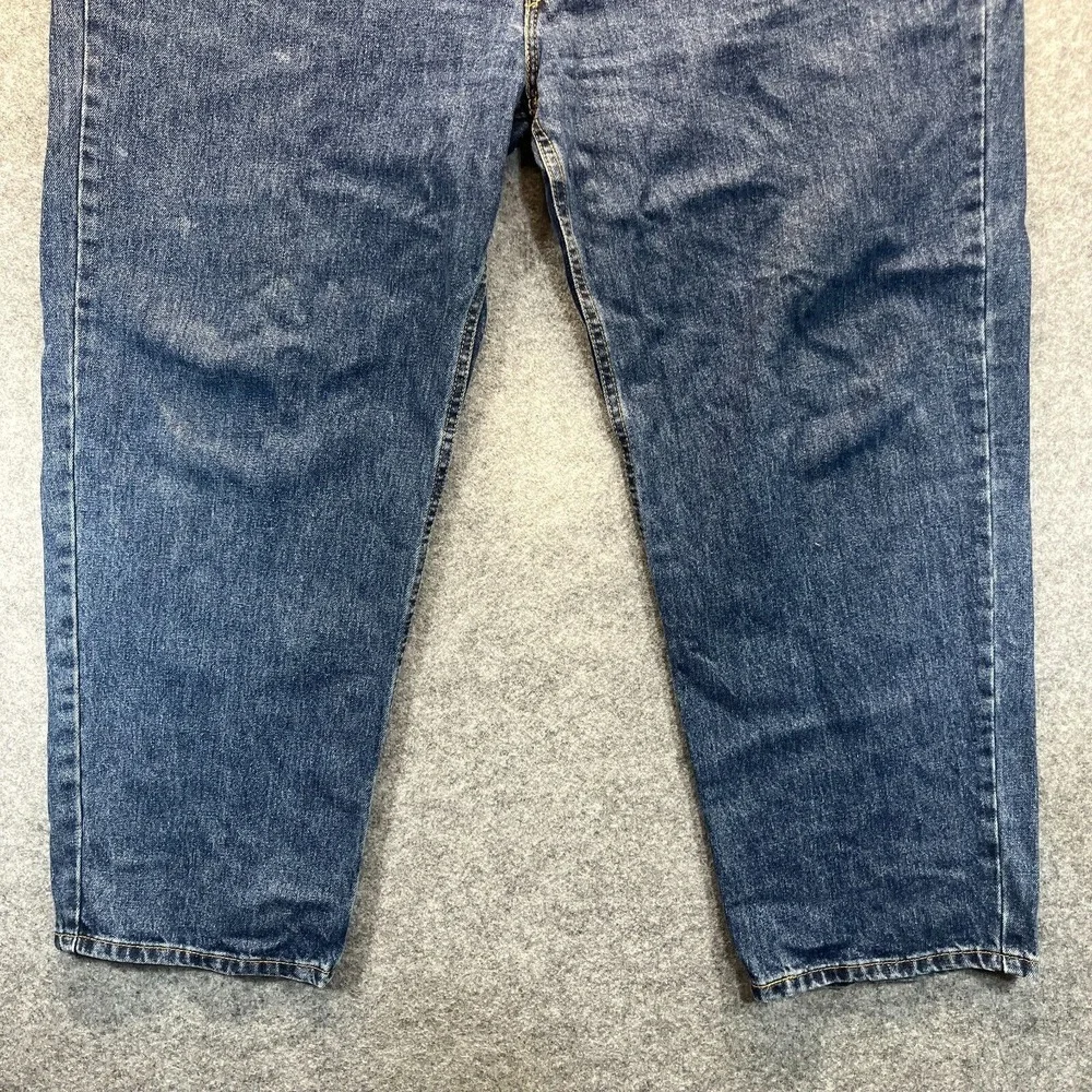 Levis Jeans Men's 52x32 550‎ Relaxed Fit Straight Leg Blue Denim Pants